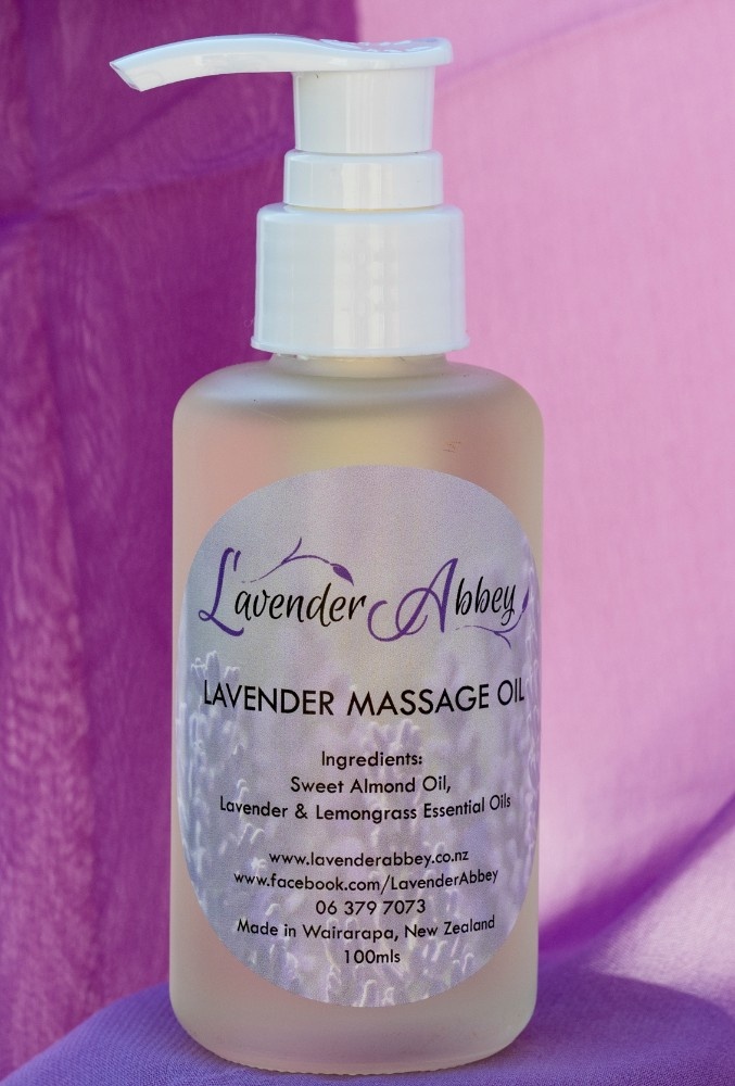 Massage Oil Lavender And Lemongrass Lavender Abbey